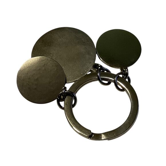 Chanel Coco Crush Coco Mark Novelty Rouge Keychain Keyring Silver with Box - Picture 4 of 9